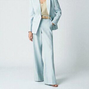 J. Crew Carolina flare pant in stretch linen blend Size 12